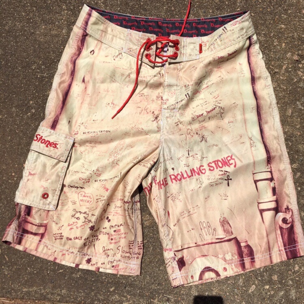 The Rolling Stones Board Shorts